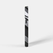 Schwarz und Weiß iPhone Hülle (Rechte Seite)