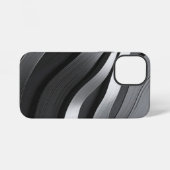 schwarz und weiß iPhone hülle (Rückseite (Horizontal))