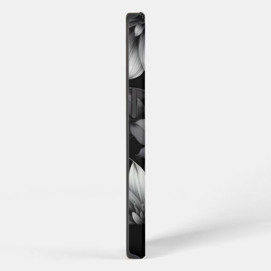 Schwarz und Weiß iPhone Hülle (Rechte Seite)