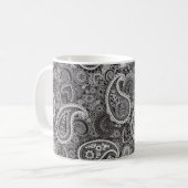 Schwarz und Weiß Kaffeetasse (Vorderseite Links)