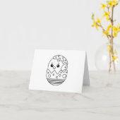 Schwarz und Weiß: Kätzchen, das PERSONALISIERT aus Karte (Gelbe Blume)