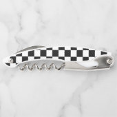 Schwarz und Weiß Kellnermesser (Rückseite)