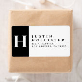 Schwarz und Weiß | Kluge Rücksendeadresse (Insitu)