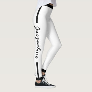 Schwarz und Weiß Leggings