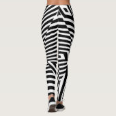 Schwarz und Weiß Leggings (Rückseite)
