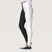 Schwarz und Weiß Leggings (Links)