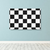 Schwarz und Weiß Leinwanddruck (Insitu (Holzboden))