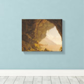 Schwarz und Weiß Leinwanddruck (Insitu (Holzboden))