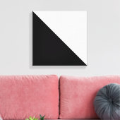Schwarz und Weiß Leinwanddruck (Insitu (Wohnzimmer))