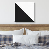 Schwarz und Weiß Leinwanddruck (Insitu (Schlafzimmer))