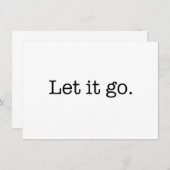 Schwarz und Weiß Ließ es zu inspirierendem Zitat (Vorne/Hinten)