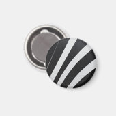 Schwarz und Weiß Magnet (Vorderseite/Rückseite)