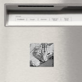 Schwarz und Weiß Magnet (In Situ (Geschirrspüler))