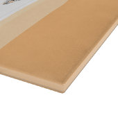 Schwarz und Weiß mit Pastellglas Schneidebrett (Ecke)