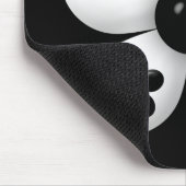 SCHWARZ UND WEISS MOUSEPAD (Ecke)