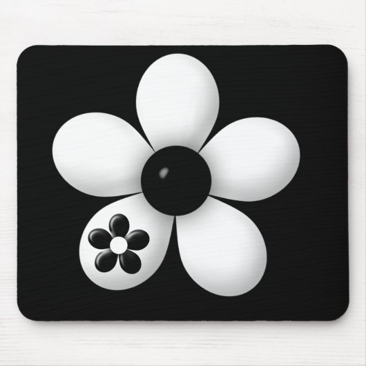 SCHWARZ UND WEISS MOUSEPAD (Vorne)