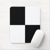 Schwarz und Weiß Mousepad (Mit Mouse)