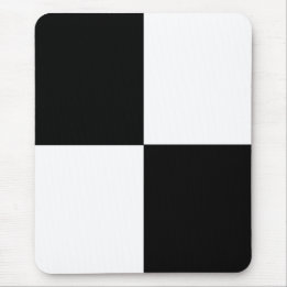 Schwarz und Weiß Mousepad