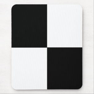 Schwarz und Weiß Mousepad