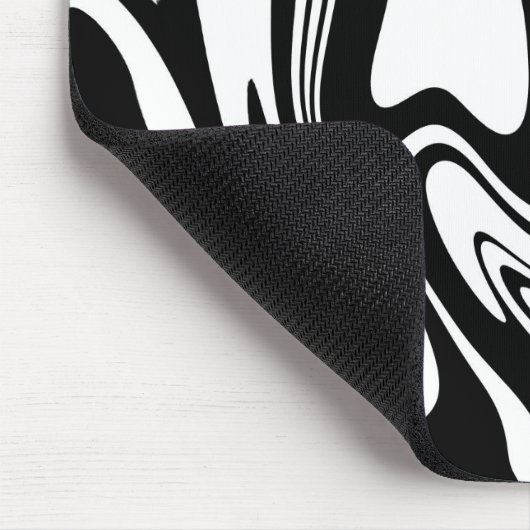 Schwarz und Weiß Mousepad (Ecke)