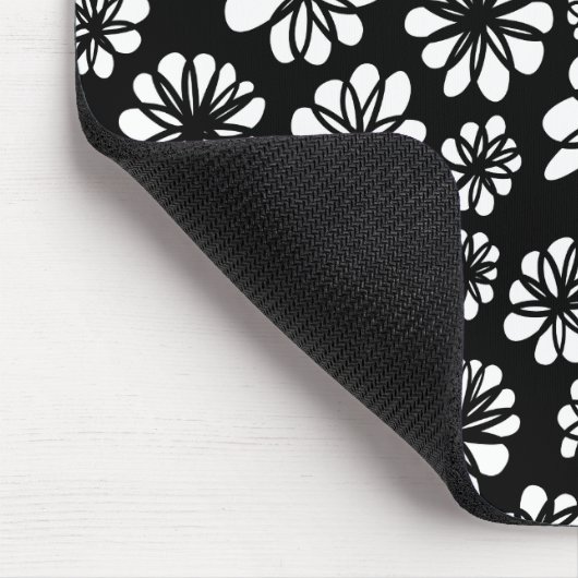 Schwarz und Weiß Mousepad (Ecke)