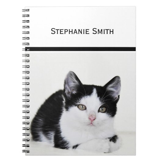 Schwarz und Weiß Notizblock (Vorderseite)