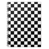 Schwarz und Weiß Notizblock (Vorderseite)