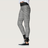 Schwarz und Weiß oder Farbe gestrichen Leggings (Links)