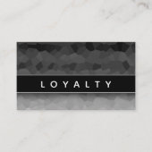 Schwarz und Weiß Ombre Moderne Elegant Beruflich Terminkarte (Vorderseite)