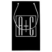 Schwarz und Weiß | Paarinitiativen Kleine Geschenktüte (Rückseite)