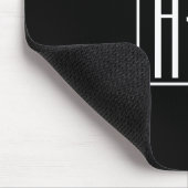 Schwarz und Weiß | Paarinitiativen Mousepad (Ecke)