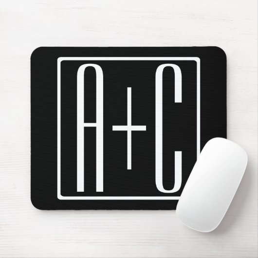 Schwarz und Weiß | Paarinitiativen Mousepad (Mit Mouse)