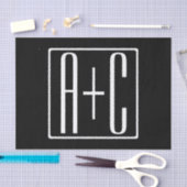 Schwarz und Weiß | Paarinitiativen Seidenpapier (Handwerk)