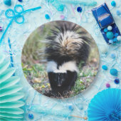 Schwarz und Weiß Pappteller (Party)