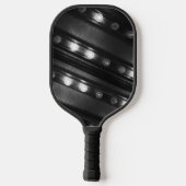 Schwarz und Weiß Pickleball Schläger (Rückseite)