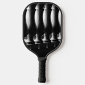 Schwarz und Weiß Pickleball Schläger (Rückseite)