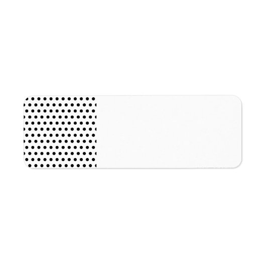Schwarz und Weiß Polka Dot Muster. Spotty. (Vorne)