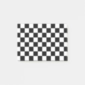 Schwarz und Weiß Post-it Klebezettel (Vorderseite)