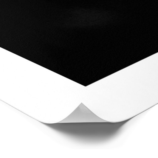 Schwarz und Weiß Poster (Ecke)