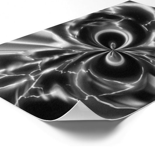 Schwarz und Weiß Poster (Ecke)