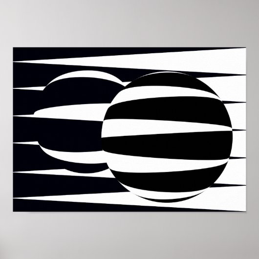 Schwarz und Weiß Poster (Vorne)