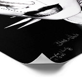 Schwarz und Weiß Poster (Ecke)