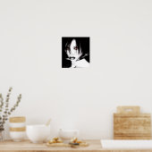 Schwarz und Weiß Poster (Küche)