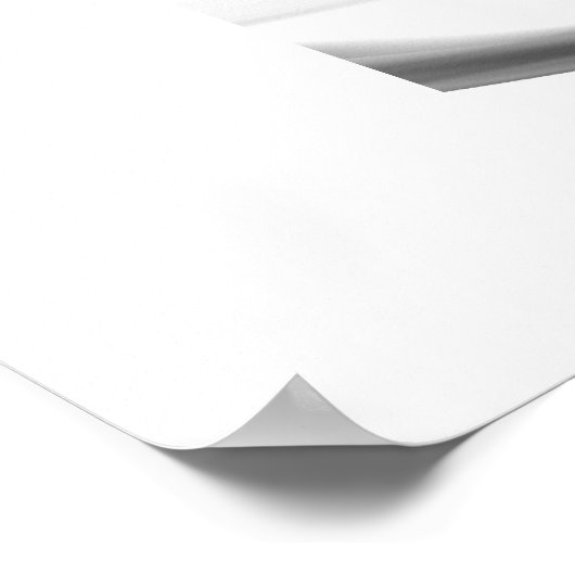 Schwarz und Weiß Poster (Ecke)