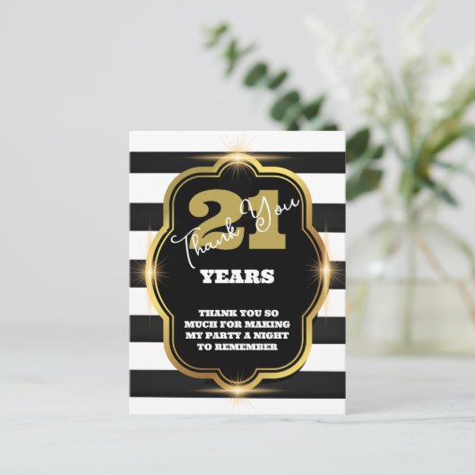 Schwarz und Weiß Postkarte (Stehend Vorderseite)