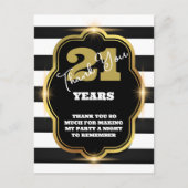 Schwarz und Weiß Postkarte (Vorderseite)