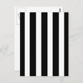 Schwarz und Weiß Postkarte (Vorne/Hinten)