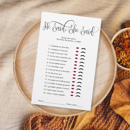 Schwarz und Weiß, sagte er, sie sagte Brautparty