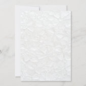 Schwarz und Weiß Save The Date (Rückseite)