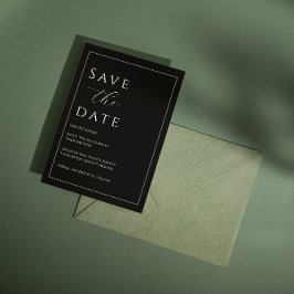 Schwarz und Weiß Save the Date